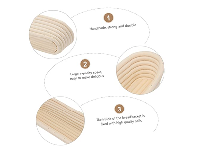 バヌトンエコ発酵バスケット ペストリーライナー ベーキングツール ギフトセット