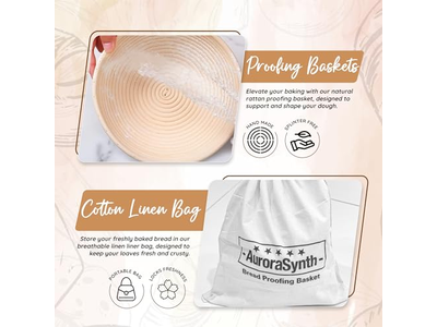 バヌトン発酵バスケット フィリピン三角フランスパン シロンストップセット