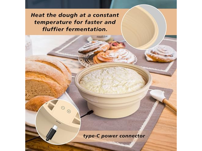 布付きバヌトン発酵バスケット ベトナムウィローラタンボウル ブレッドバスケット