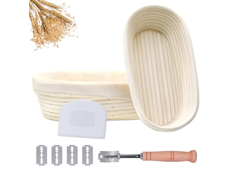 ウォーミングストーンパックライナー付きブレッドバスケット 5インチ製作用品バヌトン