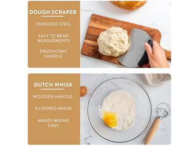 布付きサービング用パンバスケット 楕円形ラタン発酵バスケット