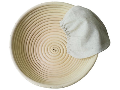 ケインバヌトン発酵バスケット 9インチ スクレーパーレイム ホットセールブレッド ライナー付き