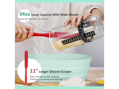 9インチバヌトンバスケット パン生地用サワードウツール ベーキングキット ラウンドセット