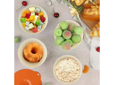 ベーキング用品 丸型パン発酵バスケット クラフト楕円形2個セット バヌトンキット