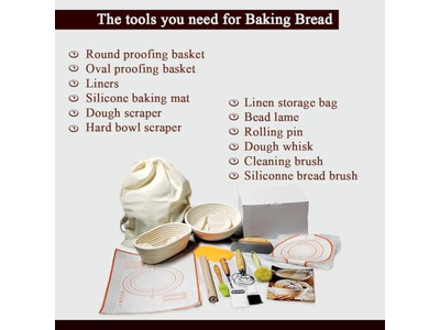 ベネトン パンバスケット 発酵 再利用可能 蓋付きミニチュア発酵