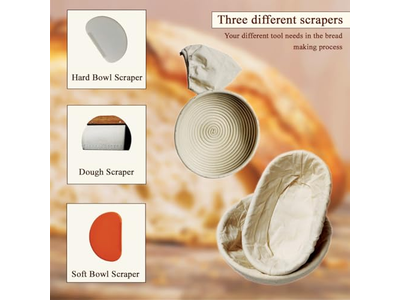 ベネトン パンバスケット 発酵 再利用可能 蓋付きミニチュア発酵