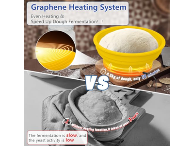 パン生地ボウル 三角バヌトンアタッチメント 発酵バスケット