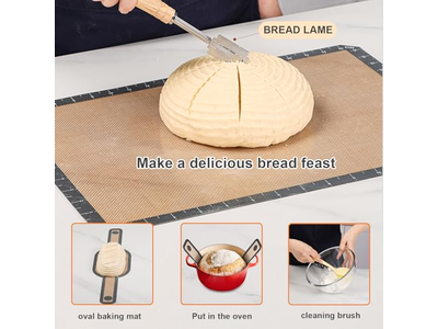 安価なブレッドバスケット 加熱バスケット 折りたたみ丸型サワードウ ベヌトン発酵