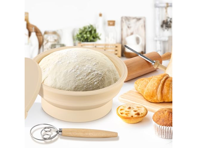 折り畳み式発酵パンバスケット 排水ベーキングスケール フラットルーフラック ブラック