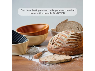 生地発酵ボックス ミニチュアパンバスケット サワードウスターターキット